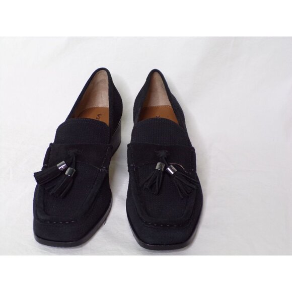 🆕 DONALD PLINER Arroyo Tassel Suede Loafer Shoes 8 Black - Picture 9 of 16
